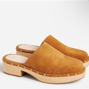 Jcrew Dakota suede clogs